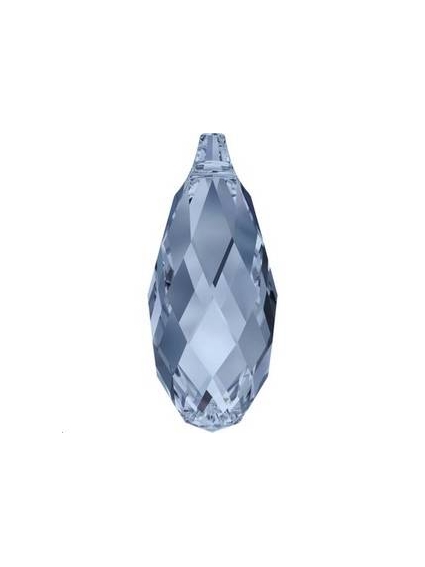 goutte briolette 11mm denim blue  Gouttes Briolette 11mm- 1 2