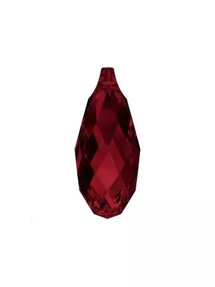 goutte briolette 13mm siam  Gouttes Briolette 13mm- 1 2