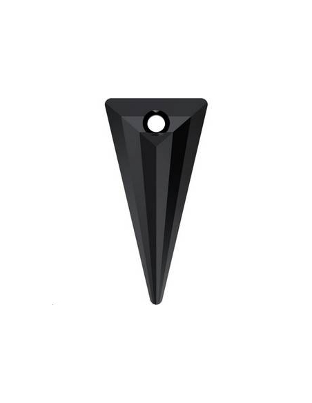 Spike pendant 18mm jet  Spike Pendants- 2