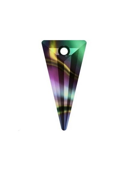 Spike pendant 28mm Cr rainbow dark  Spike Pendants- 1 2