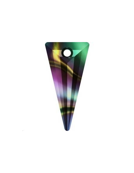 Spike pendant 28mm Cr rainbow dark  Spike Pendants- 2