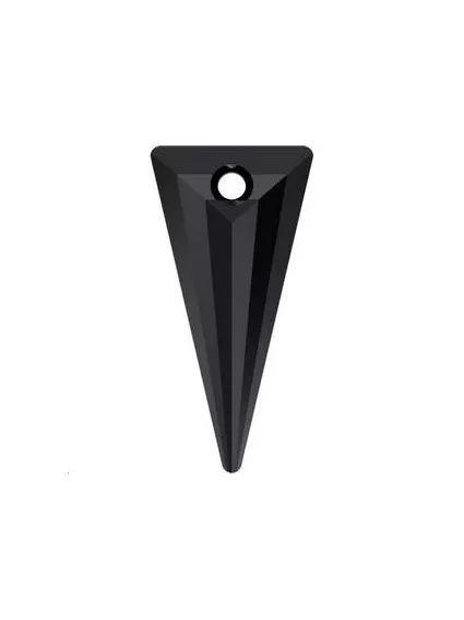 Spike pendant 28mm jet  Spike Pendants- 1 2