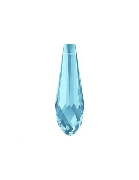 Pure drop pendant 12mm aquamarine  Pure drop 12mm- 2