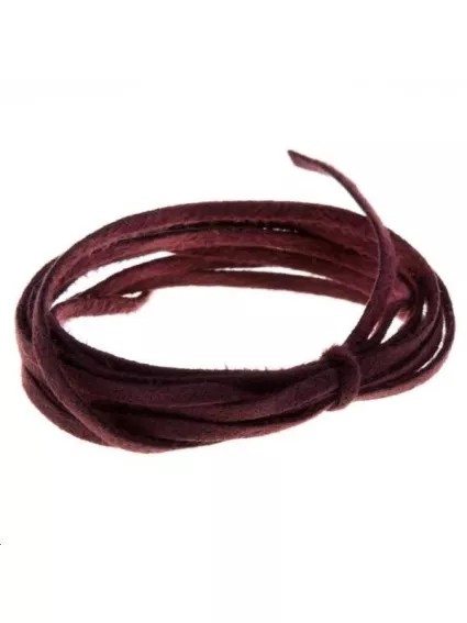 Suédine 2mm bordeaux  Suédine 2mm- 1