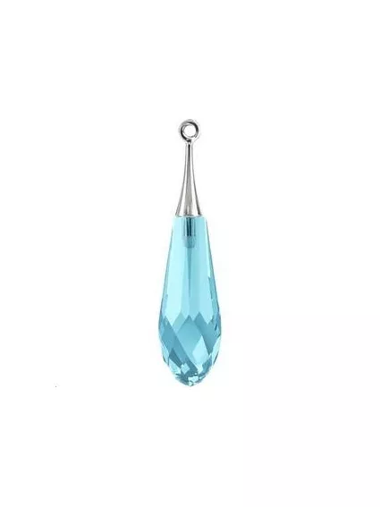 Pure drop pendant 21mm + bélière rg  Pure drop 21mm avec bélière- 1 2