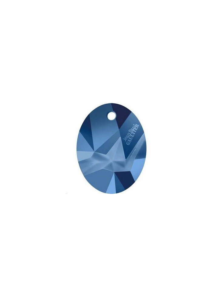 Kaputt oval 26mm cr met blue  Kaputt pendants oval- 2