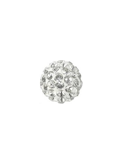 Pave ball 6mm crystal  Pave ball 6mm- 1