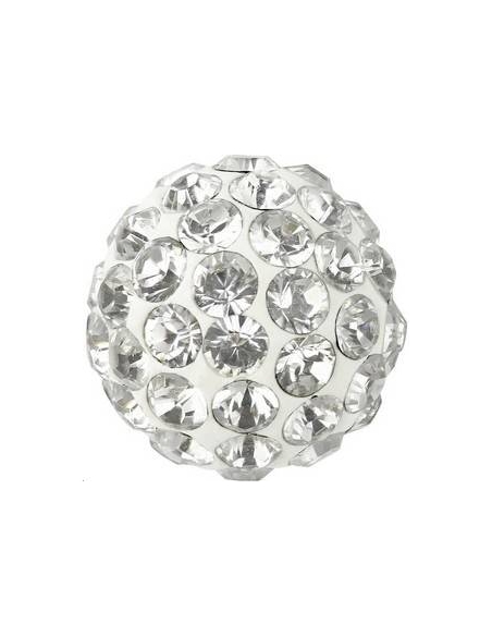 Pave ball 6mm crystal  Pave ball 6mm- 2 Pave ball 6mm crystal  Pave ball 6mm- 2