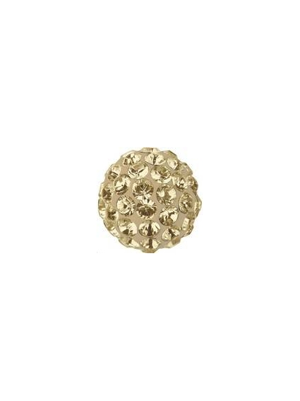 Pave ball 6mm cr golden shadow  Pave ball 6mm- 1