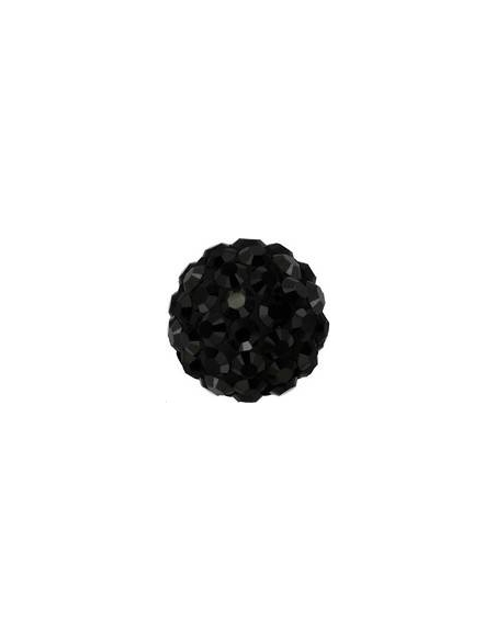 Pave ball 6mm jet  Pave ball 6mm- 1 Pave ball 6mm jet  Pave ball 6mm- 1