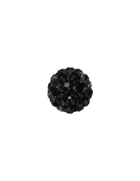 Pave ball 6mm jet hematite  Pave ball 6mm- 1 Pave ball 6mm jet hematite  Pave ball 6mm- 1