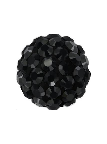 Pave ball 6mm jet hematite  Pave ball 6mm- 1 2