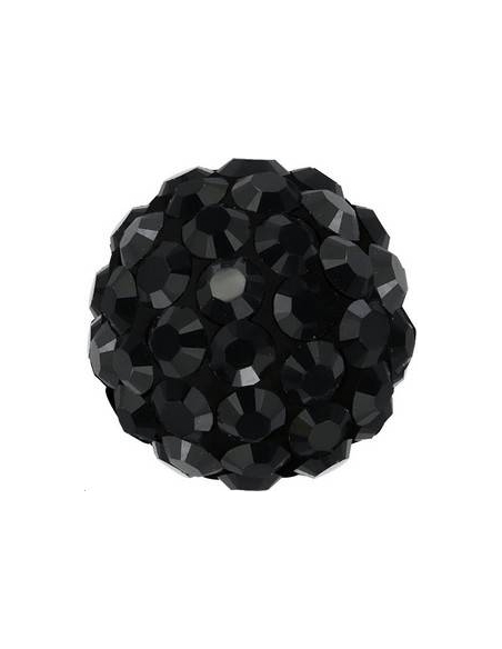 Pave ball 6mm jet hematite  Pave ball 6mm- 2 Pave ball 6mm jet hematite  Pave ball 6mm- 2