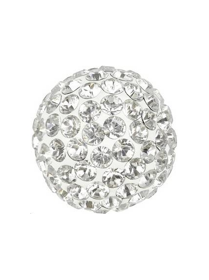 Pave ball 10mm crystal  Pave ball 10mm- 1 2