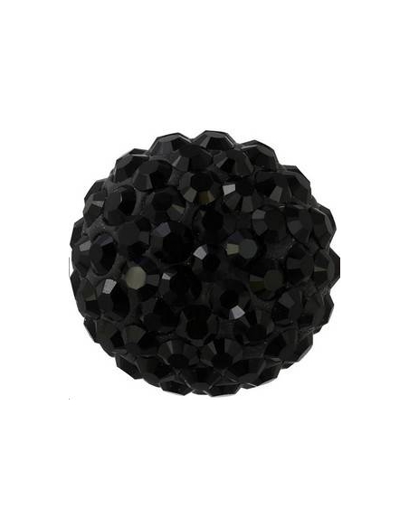 Pave ball 10mm jet  Pave ball 10mm- 2
