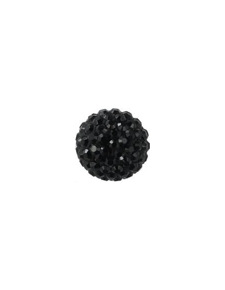 Pave ball 10mm jet hematite  Pave ball 10mm- 1