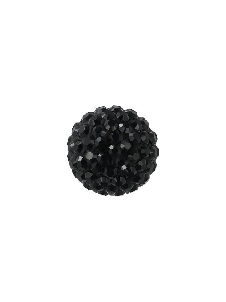 Pave ball 10mm jet hematite  Pave ball 10mm- 2