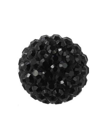 Pave ball 10mm jet hematite  Pave ball 10mm- 2
