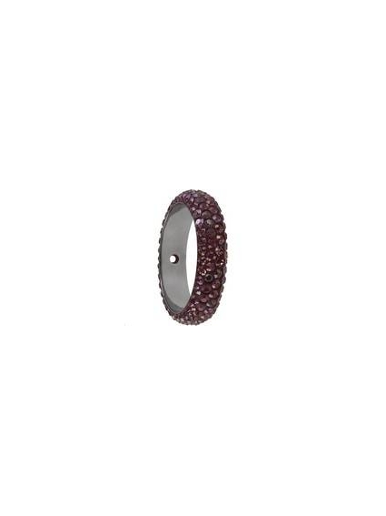 Pavé ring 14.5mm  1 trou  2