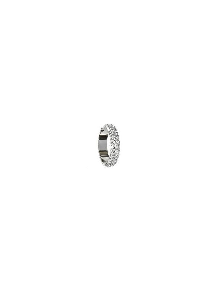 Pave ring 16.5mm 1 trou   Pave ring 16.5mm 1 trou- 1