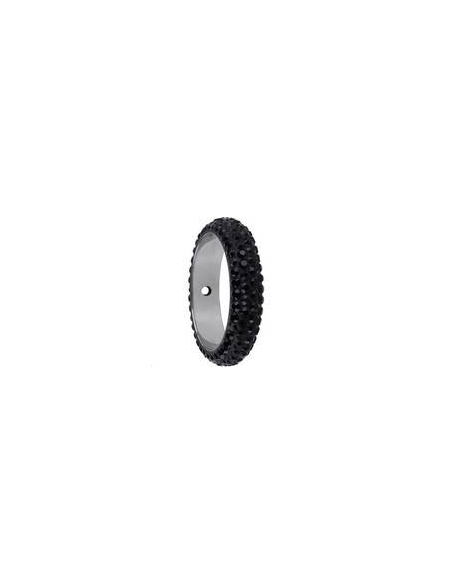 Pave ring 16.5mm 1 trou   Pave ring 16.5mm 1 trou- 1