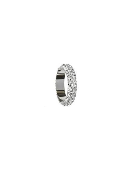 Pave ring 16.5mm 2 trous  Pave ring 16.5mm 2 trous- 1