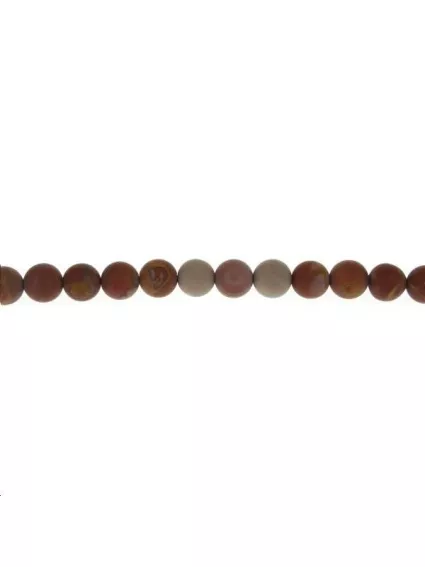 Jaspe noreena 7-8mm  Les perles rondes 8-9mm en lot- 1