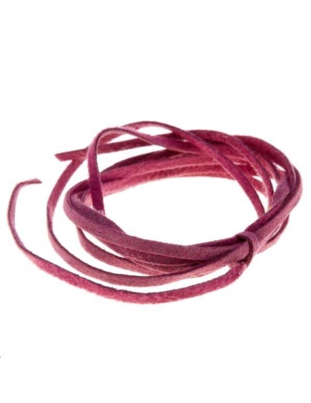 Suédine 2mm fuschia  Suédine 2mm- 1 Suédine 2mm fuschia  Suédine 2mm- 1