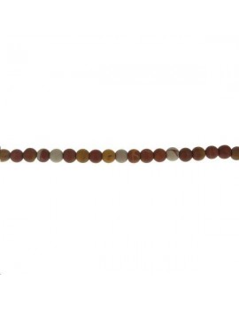 Jaspe noreena 3-4mm Les perles rondes 4mm en lot- 1