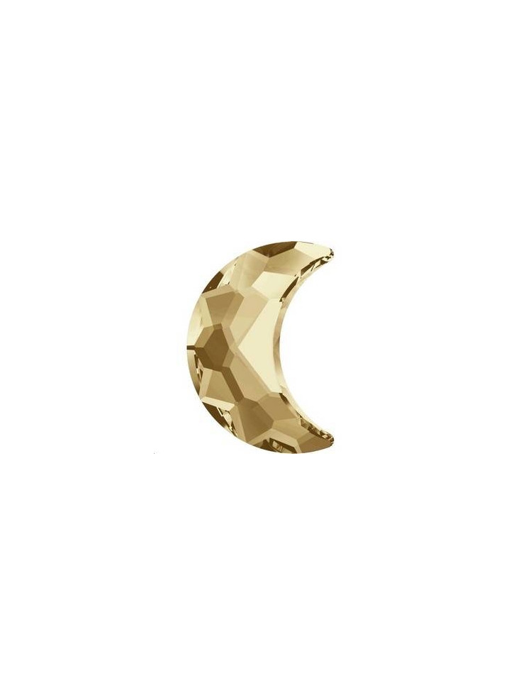 Moon flat back 8mm cr golden shadow  Moon flat back (2813)- 2