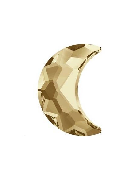 Moon flat back 8mm cr golden shadow  Moon flat back (2813)- 2