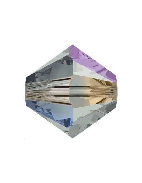 Lot toupies 4MM Black diamond AB 2X  Toupies 4mm AB2X (5301/5328)- 2