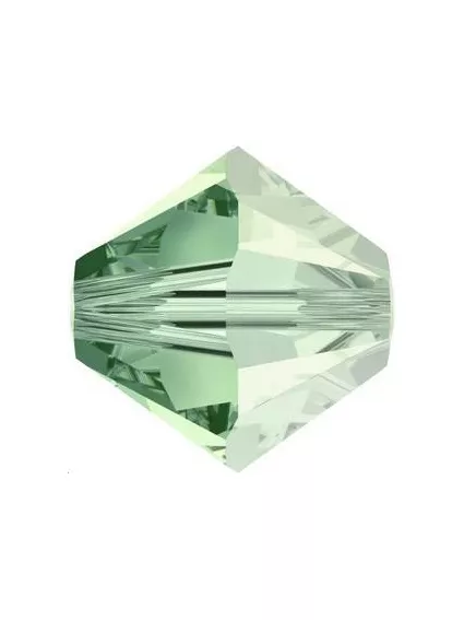 Lot toupies 4MM Chrysolite satin  Toupies 4mm satin (5301/5328)- 1 2