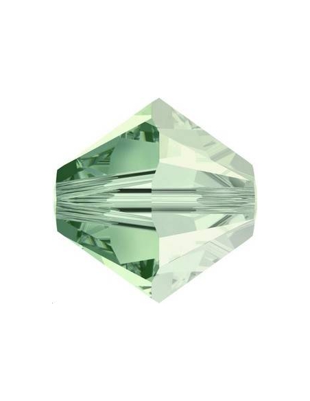 Lot toupies 4MM Chrysolite satin  Toupies 4mm satin (5301/5328)- 2