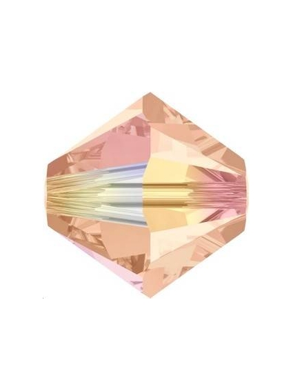 Lot toupies 4MM L.peach AB 2X  Toupies 4mm AB2X (5301/5328)- 1 2
