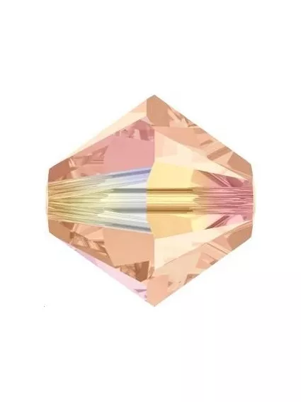 Lot toupies 4MM L.peach AB 2X  Toupies 4mm AB2X (5301/5328)- 1 2