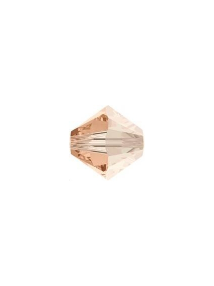 Lot toupies 4MM Light peach satin  Toupies 4mm satin (5301/5328)- 1