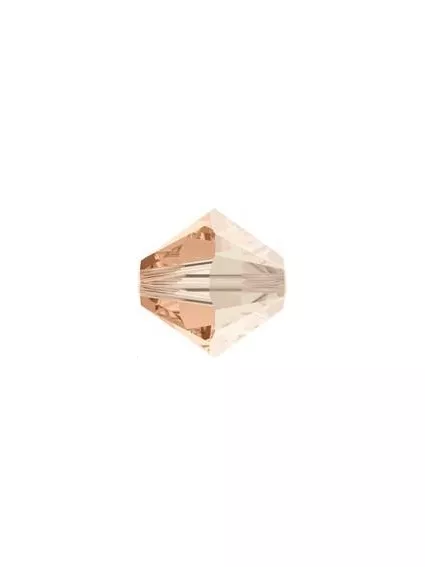 Lot toupies 4MM Light peach satin  Toupies 4mm satin (5301/5328)- 1