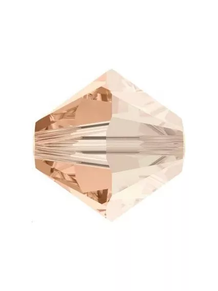 Lot toupies 4MM Light peach satin  Toupies 4mm satin (5301/5328)- 1 2