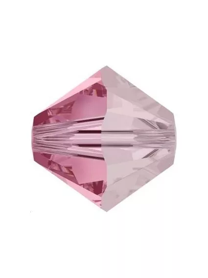 Lot toupies 4MM Light rose satin  Toupies 4mm satin (5301/5328)- 1 2