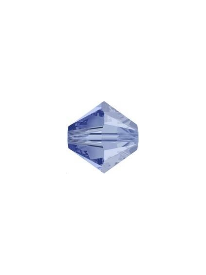 Lot toupies 4MM L. sapphire satin  Toupies 4mm satin (5301/5328)- 1