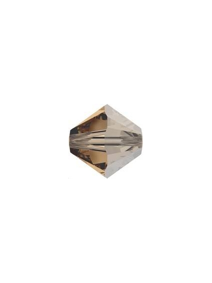 Lot toupies 4MM L. sm. topaz satin  Toupies 4mm satin (5301/5328)- 1