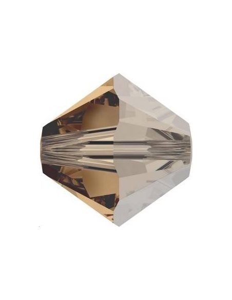 Lot toupies 4MM L. sm. topaz satin  Toupies 4mm satin (5301/5328)- 2