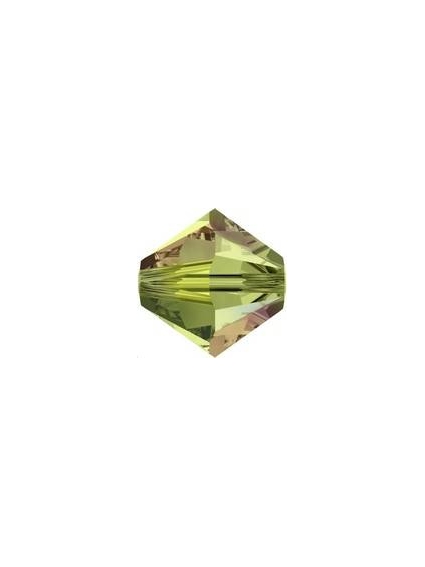 Lot toupies 4MM Olivine AB 2X  Toupies 4mm AB2X (5301/5328)- 1