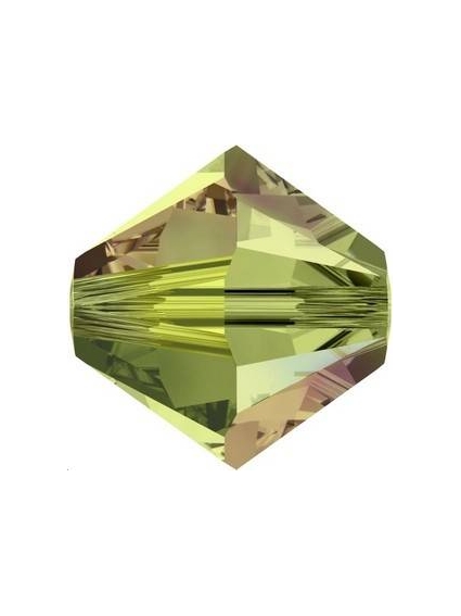 Lot toupies 4MM Olivine AB 2X  Toupies 4mm AB2X (5301/5328)- 1 2