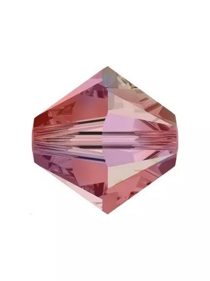 Lot toupies 4MM Padparadsha AB 2X  Toupies 4mm AB2X (5301/5328)- 1 2