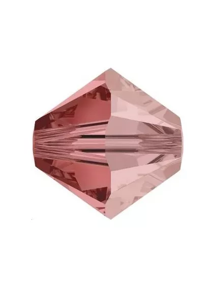 Lot toupies 4MM Padparadscha satin  Toupies 4mm satin (5301/5328)- 1 2