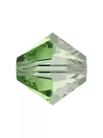 Lot toupies 4MM Peridot satin  Toupies 4mm satin (5301/5328)- 1 2