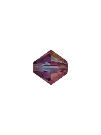 Lot toupies 4MM Ruby AB 2X  Toupies 4mm AB2X (5301/5328)- 1