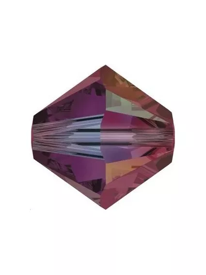 Lot toupies 4MM Ruby AB 2X  Toupies 4mm AB2X (5301/5328)- 1 2